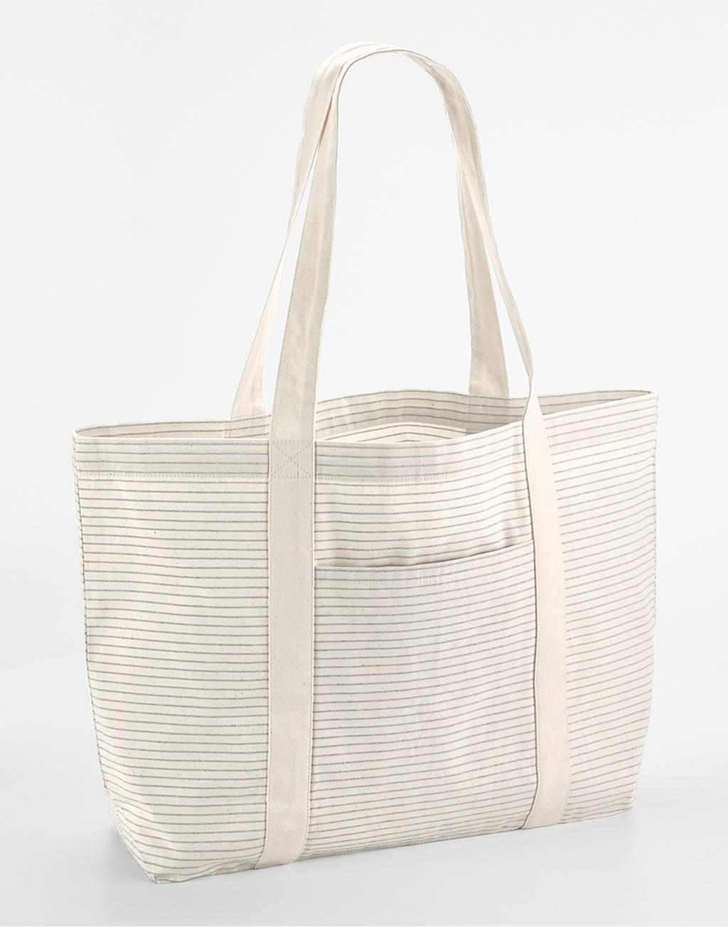 Striped Organic Cotton Shopper