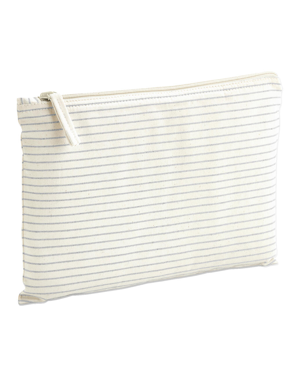 Striped Organic Cotton Accessory Pouch